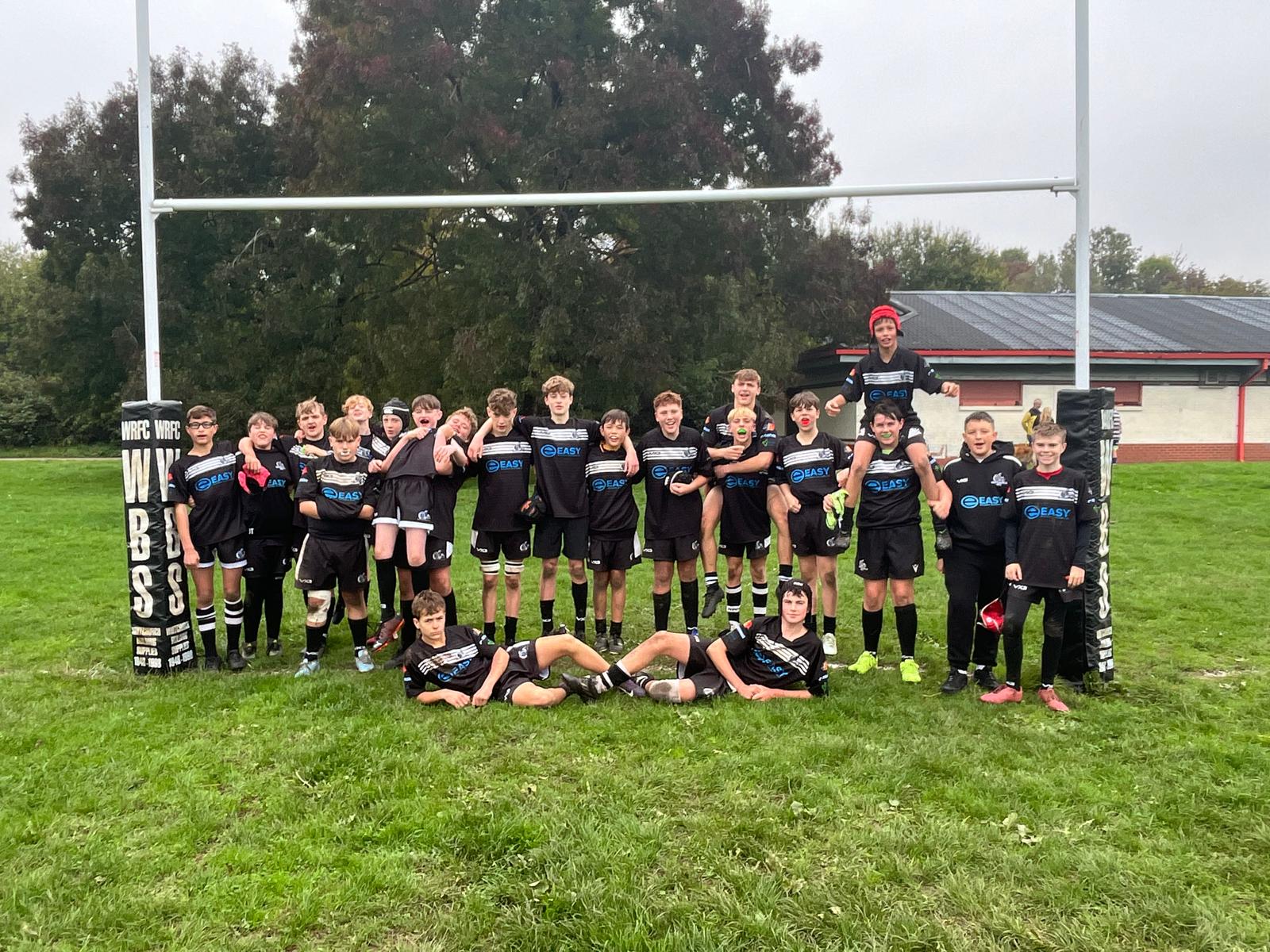 Whitchurch U14s team photo at Hailey Park
